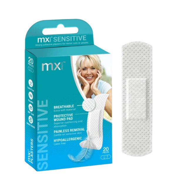 MX Sensitive plasters 20s 2